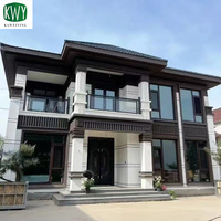 Casa Prefabricada de Acero Ligero, Villa Moderna de 2 Pisos, 2 Dormitorios, Completamente Equipada, de Alta Calidad y Económica