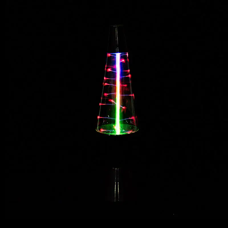 Personalização por atacado vende luzes de presente de Natal cor opcional lâmpada de bola de plasma para festas em forma de torre