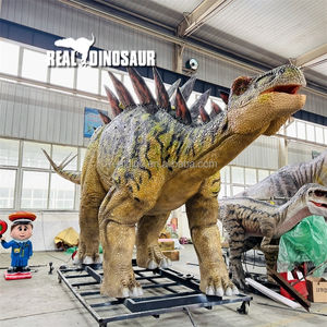 Modelo de <span class=keywords><strong>Estegosaurio</strong></span> Animatrónico Gigante, Robótico, de Tamaño Real, Realista, con Fibra de Vidrio y Metal para Uso en Centros Comerciales Interiores - Product Image 4