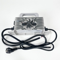 Chargeur de batterie LNLEE 72V LiFePO4 intelligent à courant élevé pour tricycle électrique 120Ah au lithium fer phosphate