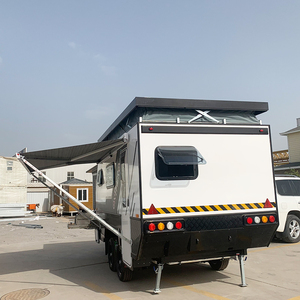 OEM 4x4双轴太阳能房车旅行拖车价格，带铝复合板 - Product Image 3