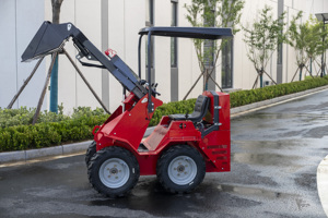 泥だらけの建設現場での掘削や積み込みに適した、低地圧のライドオンクローラースキッドステアローダー - Product Image 5