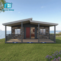 Casa prefabbricata mobile staccabile portatile di 10FT 20 FT 30FT 40FT con 3 camere da letto e servizi igienici