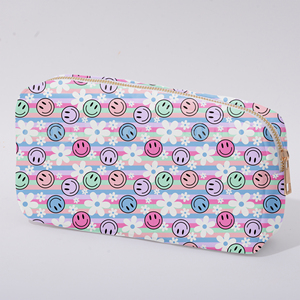 Women's Eco-Friendly Durable Lightweight Large Capacity Nylon Makeup Pouch Custom Printed Portable Travel <b>Storage</b> Organizer - Product Image 1