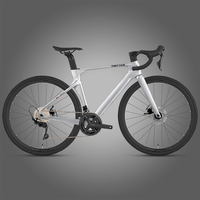2026 R10 Pro 碳纤维公路自行车，700C 22速，碟刹赛车城市自行车，3K碳纤维车把和铝制轮组