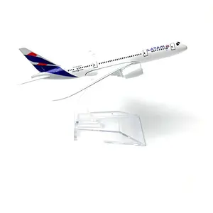 Hot Sale Metal Plane Model Accept OEM Custom-made the LATAM Airlines 787 Scale Airplane 16CM