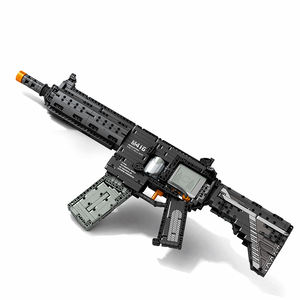 M416 <span class=keywords><strong>pistola</strong></span> de <span class=keywords><strong>juguete</strong></span> militar juego de bloques de construcción Nerfing Unisex <span class=keywords><strong>juguete</strong></span> de construcción M416 <span class=keywords><strong>pistola</strong></span> armas modelo de plástico <span class=keywords><strong>juguete</strong></span> bloques de montaje - Product Image 1