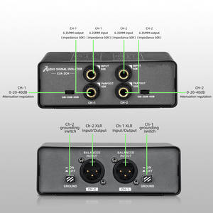 BHA DI-BOX Cancelador <span class=keywords><strong>de</strong></span> Ruido <span class=keywords><strong>de</strong></span> <span class=keywords><strong>Audio</strong></span>, Aislador <span class=keywords><strong>de</strong></span> Guitarra, Convertidor <span class=keywords><strong>de</strong></span> Impedancia DI-2, Aislador Cancelador <span class=keywords><strong>de</strong></span> Ruido, 12 Años <span class=keywords><strong>de</strong></span> Experiencia OEM, CE FCC - Product Image 6