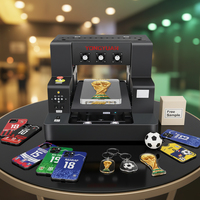 Máquina de Impresión Digital de Pelotas de Golf, Impresora UV Plana A4 XP600, Logotipo Personalizado, Tinta UV Flexible, Alta Resolución, Mini, para Pequeñas Empresas