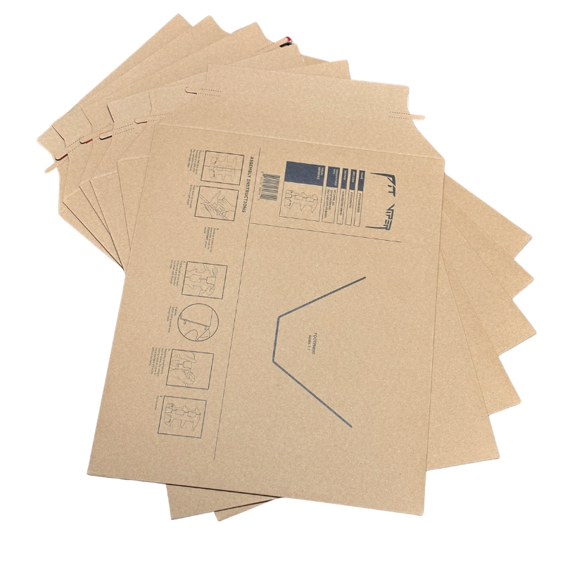 Wholesale Custom Digital Printing Eco-Friendly Biodegradable Lightweight Hard Kraft Paper Express Shipping Mail Cardboard