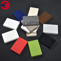 300 couleurs de plaques de surface solide en acrylique Corians Samsung, Staron, pierre artificielle en marbre