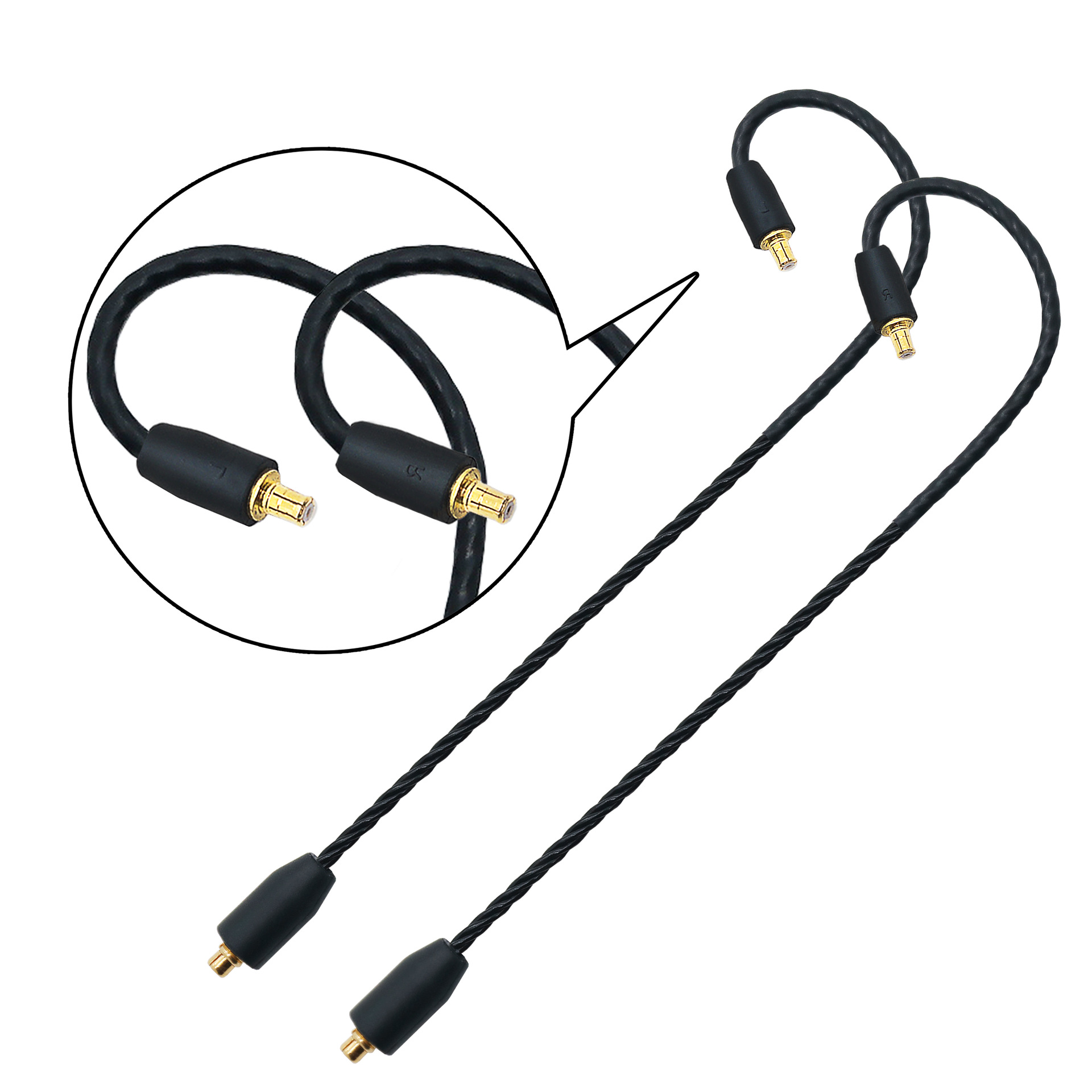 MMCX to A2DC over-ear adapter