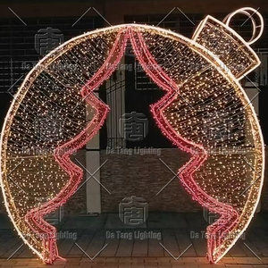 Décoration lumineuse de Noël de luxe en forme d'arche, LED extérieure pour événements - Product Image 6
