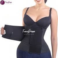 Ceinture Gainante Amincissante à Double Compression Ferme avec Logo Personnalisé, Soutien Dorsal Ajustable, Entraîneur de Taille