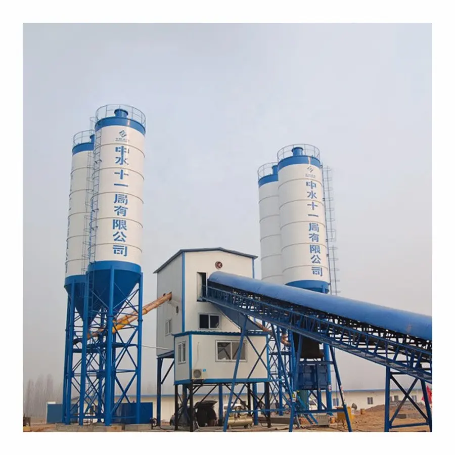 Construction company large capacity hzs 90 120 m3/h ready mixed concrete batching plant price for factory building concreting