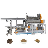 Machine automatique de fabrication de granulés d'aliments flottants pour poissons à haute productivité pour l'aquaculture, capacité de 800-1000 kg/h, pour usine
