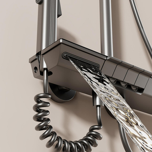 ชุดฝักบัวอาบน้ำอเนกประสงค์สุดหรู พร้อมหน้าจอดิจิตอลและปุ่มกดแบบเปียโน <span class=keywords><strong>ฝักบัว</strong></span>เซรามิกขัดเงา ระบบควบคุมอุณหภูมิ - Product Image 2