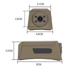 Cámara de Acción Compacta para Casco con Base de Montaje para Deportes al Aire Libre, Video HD Impermeable, Ligera - Product Image 5