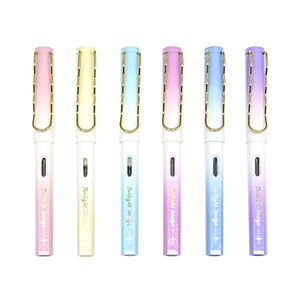 Lot de 12 stylos plumes rechargeables avec cartouche amovible de conception de poignée de correction pour l'écriture scolaire pour les étudiants - Product Image 1