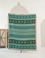 Idée cadeau de Noël chaleureuse : Couverture épaisse et douillette, cadeau de déménagement ou d'anniversaire, couverture tricotée à la main, couverture décorative douce pour chaise