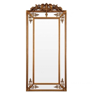 Gỗ vòm gương mộc mạc đóng khung nghệ thuật Deco tường gương trang trí mô hình cổ điển tác phẩm điêu khắc tuyệt đẹp gương - Product Image 1