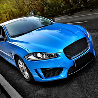 CROCS - Sortie d'échappement arrière, pare-chocs avant, lèvre arrière en alliage d'aluminium noir brillant pour kit carrosserie Jaguar XF RS avec installation facile