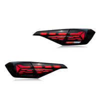 Nouveau feu arrière LED modifié DK Motion pour berline Honda Civic 11e génération 2022-2025 – Feu stop, de position et de circulation à LED