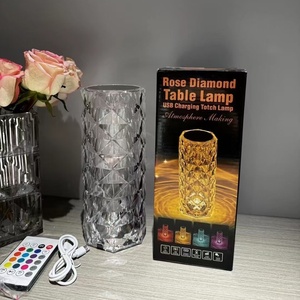 Internet-red pha lê Bảng đèn LED ánh sáng pin Acrylic <span class=keywords><strong>Rose</strong></span> nightlight trang trí Glass bảng đèn cho phòng ngủ - Product Image 2
