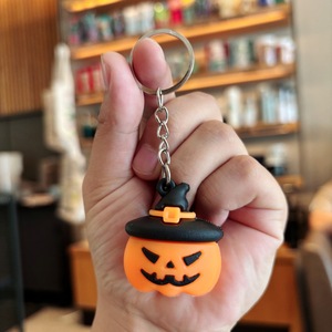 Porte-clés personnalisés Halloween, figurines PVC, dessins animés 3D, poupées, grands et <span class=keywords><strong>petits</strong></span> personnages noirs, <span class=keywords><strong>petits</strong></span> cadeaux - Product Image 6