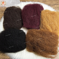 Cheveux Brésiliens 100% Humains Usexy Afro Kinky en Vrac pour Tresser les Extensions 12-22 Pouces, 50g _ pc, 1 Paquet