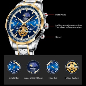 NIBOSI 2024 Luxury Watch for Man Quartz Sport Men Watch Waterproof Luminous Stainless Steel Chronograph Mens Watches <b>Clock</b> Reloj - Product Image 2