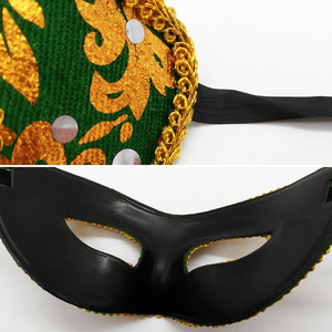 Nouvelle Arrivée Masque Vénitien Artisanal en PVC, Demi-Visage Exquis Sculpté, Imprimé en Letterpress 1 Couleur pour Fête d'Halloween et Carnaval - Product Image 3