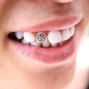 2023 Nuovi Accessori Dentali Multiuso di Alta Qualità, Splendidi e Popolari, Forniture Cinesi Sandra, Gemme Dentali Placcate Oro con Fondo Piatto - Product Image 4