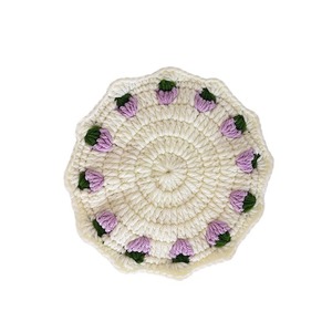 Sous-verres de bureau en crochet faits main, mignons et à bas prix, motif dessin animé, vente en gros, pour cafés, bars et bureaux - Product Image 5