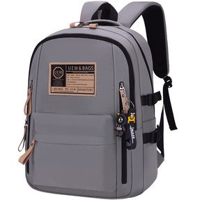 Sac à dos étudiant imperméable en tissu Oxford, grande capacité, ergonomique, pour lycée et université, logo personnalisé disponible - Product Image 2
