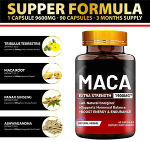 Organic Maca Root <strong>Capsules</strong> High Purity <strong>Herbal</strong> Energy Endurance Stress Relief Fertility Natural Desire Support - Product Image 5