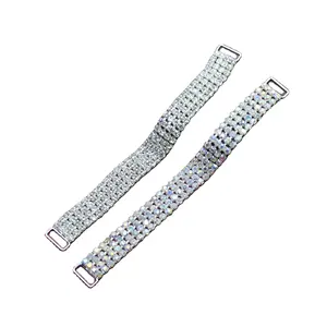 Conectores de biquíni, vendas diretas de fábrica, alta qualidade, conectores de roupa de banho, strass, conector de cristal para biquíni