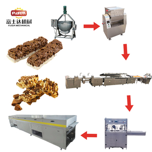 Máy làm bánh ngũ cốc phủ sô cô la FSD, máy phủ sô cô la, máy làm bánh năng lượng phủ sô cô la - Product Image 1