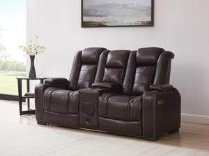 Divano Elettrico Moderno Italiano in Vera Pelle Multifunzionale con Funzione Reclinabile e Combinazione ad <span class=keywords><strong>Angolo</strong></span> in Metallo - Product Image 5