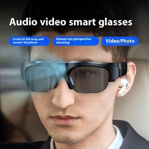 Sınır ötesi akıllı gözlük HD kamera UV400 polarize lensler canlı akışı 128g çok fonksiyonlu çizgi kam asetat <span class=keywords><strong>Lens</strong></span> - Product Image 2