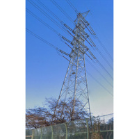 Torre Tubolare Certificata per Protezione Antifulmine da 40 Metri, Palo in Acciaio per Linee di Trasmissione 230kV e Torre Elettrica