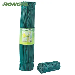 single wire PE PVC customized size 10cm twist tie Garden Twine Twist Ties Vines and Wrapping Cords Wire Roll Tie