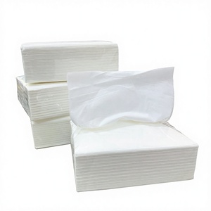 Boîte de mouchoirs jetables personnalisés blancs 3 plis pour usage domestique, fabriqués à partir de pâte de bois vierge KIYA - Product Image 2
