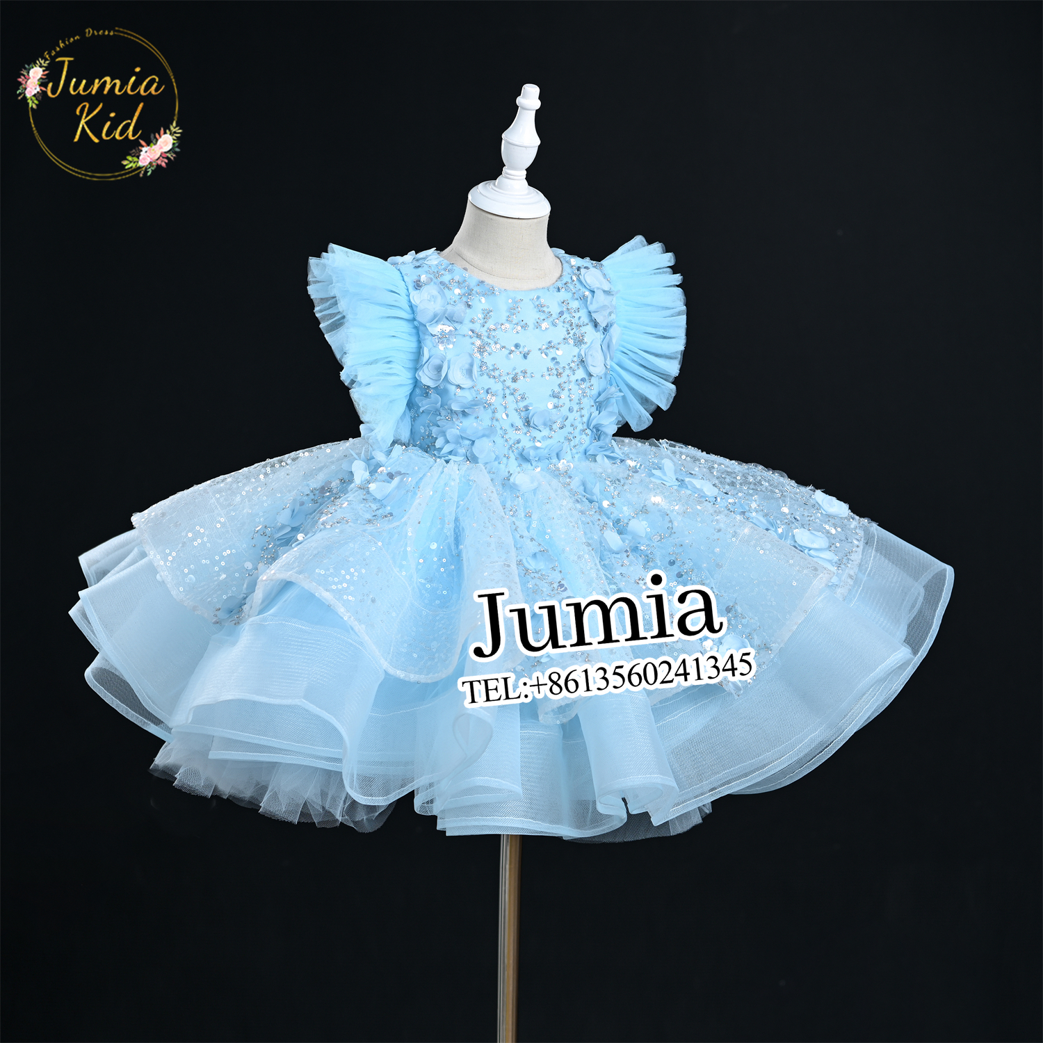 strapless open back dress Snowflake Princess Costume  Teetot & Co., Inc