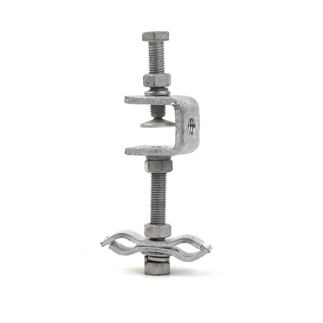 OPGW ADSS Fiber Optic Cable Metal Down Lead Clamp for Tower and Pole