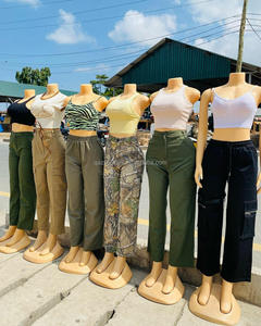 Commercio Estero per Jeans da Donna Scatto Reale Versione Coreana <span class=keywords><strong>a</strong></span> <span class=keywords><strong>Vita</strong></span> <span class=keywords><strong>Alta</strong></span> Gamba Larga <span class=keywords><strong>Pantaloni</strong></span> <span class=keywords><strong>a</strong></span> Zampa Fornitura Diretta dalla Fabbrica per Vendita Ambulante e Live - Product Image 6