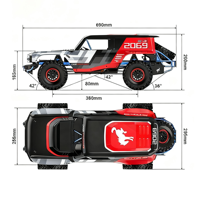 MJX H8P 1/8 RC Auto Bronco R Lizenziert 4WD Rock Crawler mit Brushless Motor 80A ESC 3S Aluminiumlegierung Offroad Ferngesteuertes Fahrzeug