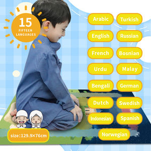 SHANTOU SAJADAH SZ10 WUDU NUEVO Estilo clásico Musulmán Electrónico Interactivo Diseño simple Alfombrilla <span class=keywords><strong>de</strong></span> oración asequible con 7 idiomas - Product Image 4