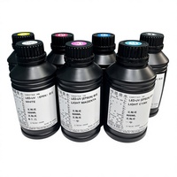 Tinta LED-UV untuk Printer Epson 500ML Tinta Cetak Inkjet Kompatibel Light Magenta Light Cyan