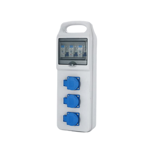 IP54 Waterproof ABS Portable Distribution Box with 3x1P+N RCD and 3x10A 5pin <b>Sockets</b> for Outdoor Power,Portable <b>socket</b> box - Product Image 5
